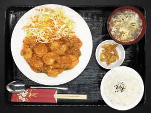 エビチリ ランチ